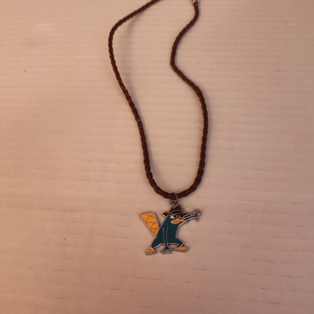 phineas and ferb perry the platypus necklace
